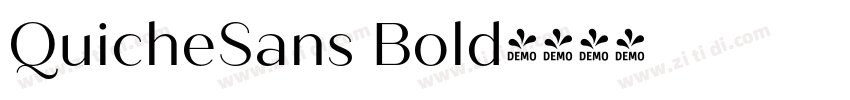 QuicheSans Bold字体转换 QuicheSans Bold字体转换